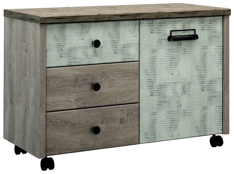 Комод ANREX Дизель 1D3S/D2, 85.80x31.30x57.6 см, коричневый