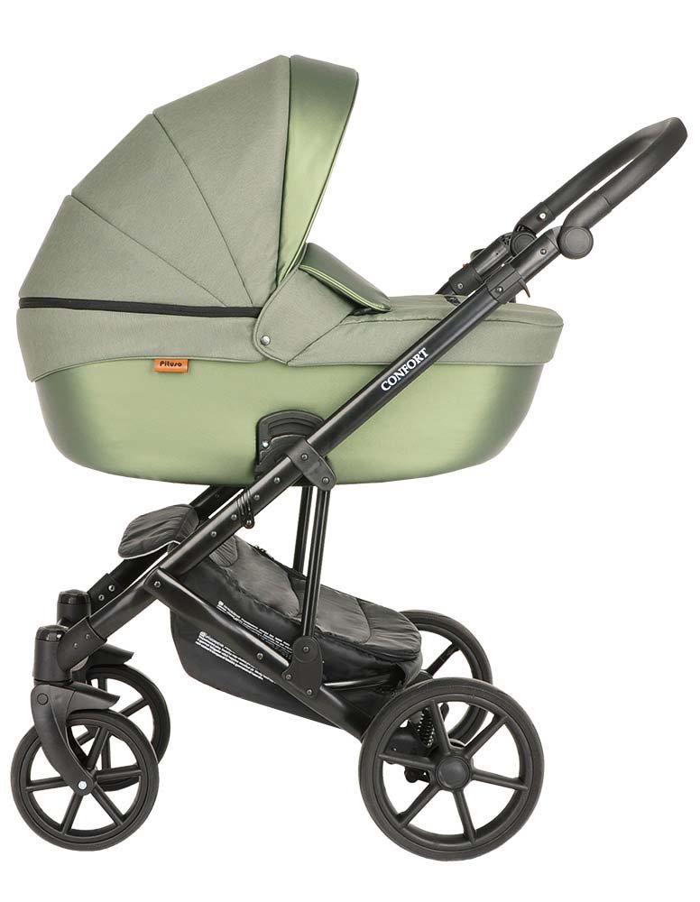 Коляска 2в1  Pituso Confort   Plus  Olive+Leather Olive Metallic купить,0