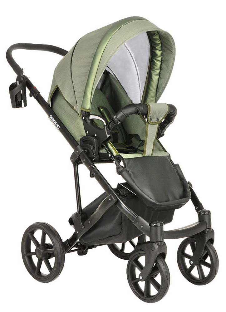 Коляска 2в1  Pituso Confort   Plus  Olive+Leather Olive Metallic купить,0