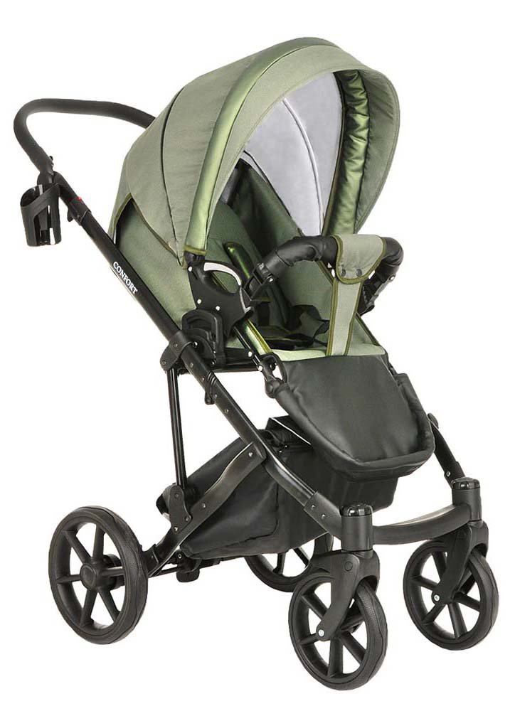 Коляска 2в1  Pituso Confort   Plus  Olive+Leather Olive Metallic купить,NaN