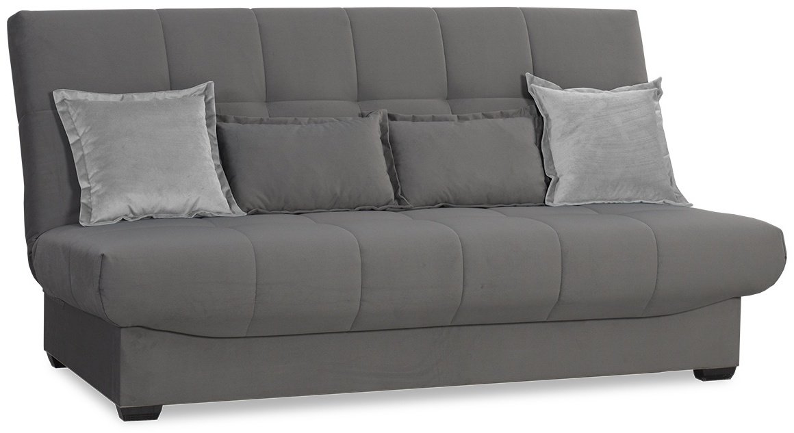 Диван АСМ Элегант Аккорд, 00054512, 192х130 см, обивка велюр, серый - ForteMarket Диван АСМ Элегант Аккорд, 00054512, 192х130 см, обивка велюр, серый купить,0