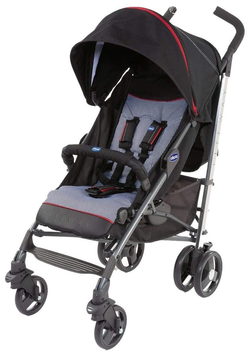 Коляска прогулочная Chicco Lite Way3 Top Pied Poule купить,NaN
