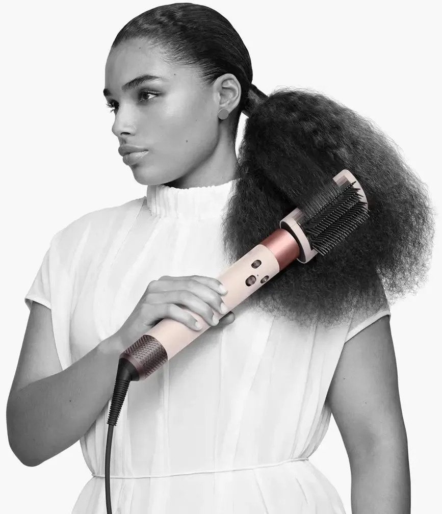Dyson Airwrap HS05 Long с дорожным чехлом и расческами стайлер розовый, золотой