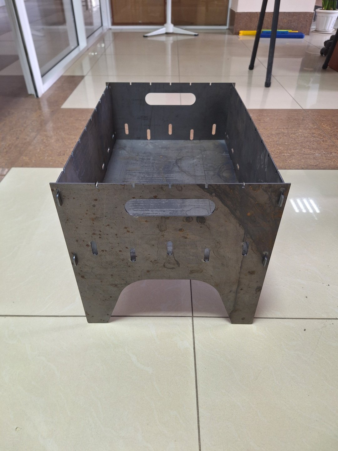 Мангал разборный 30.5x47.4x32.5 см, сталь купить,18000