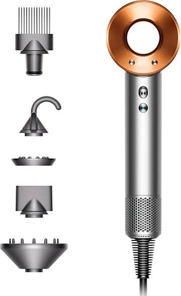 Dyson Supersonic HD07 фен серебряный, медный купить,340000
