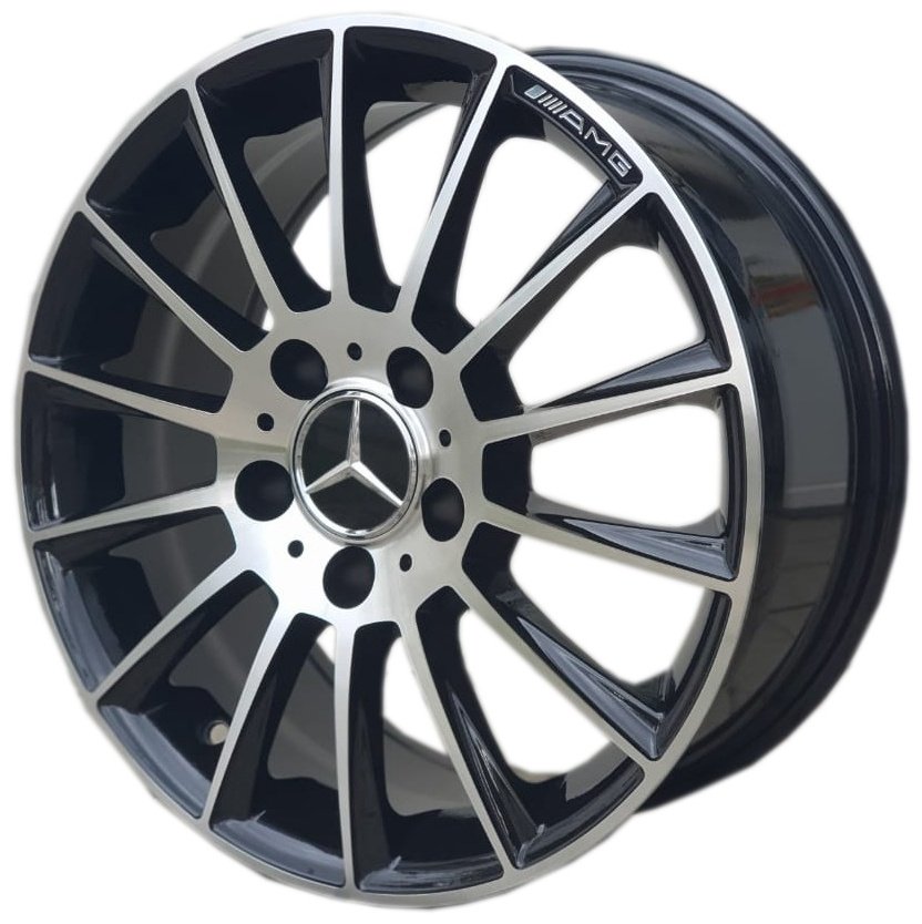 Replica 122 7x16/5x112 D66.6 ET35 4 диска черный, серебристый купить,410000