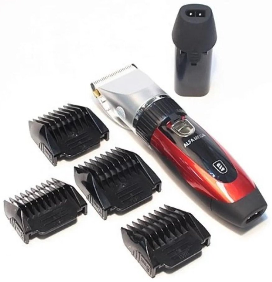 Alfa Mega машинка для стрижки AM-986 черный, красный