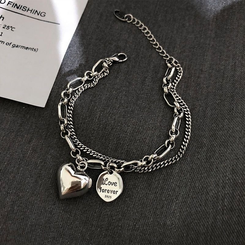 Браслет Accessories 3458854 длина 20 см медицинская сталь, серебро, без вставок купить,9999