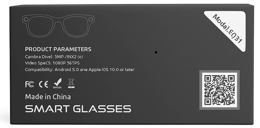Смарт-очки Smart Glasses черный