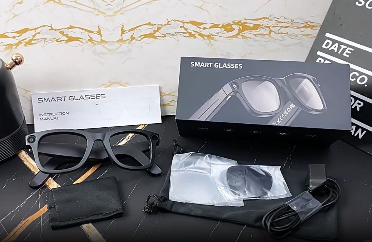 Смарт-очки Smart Glasses черный