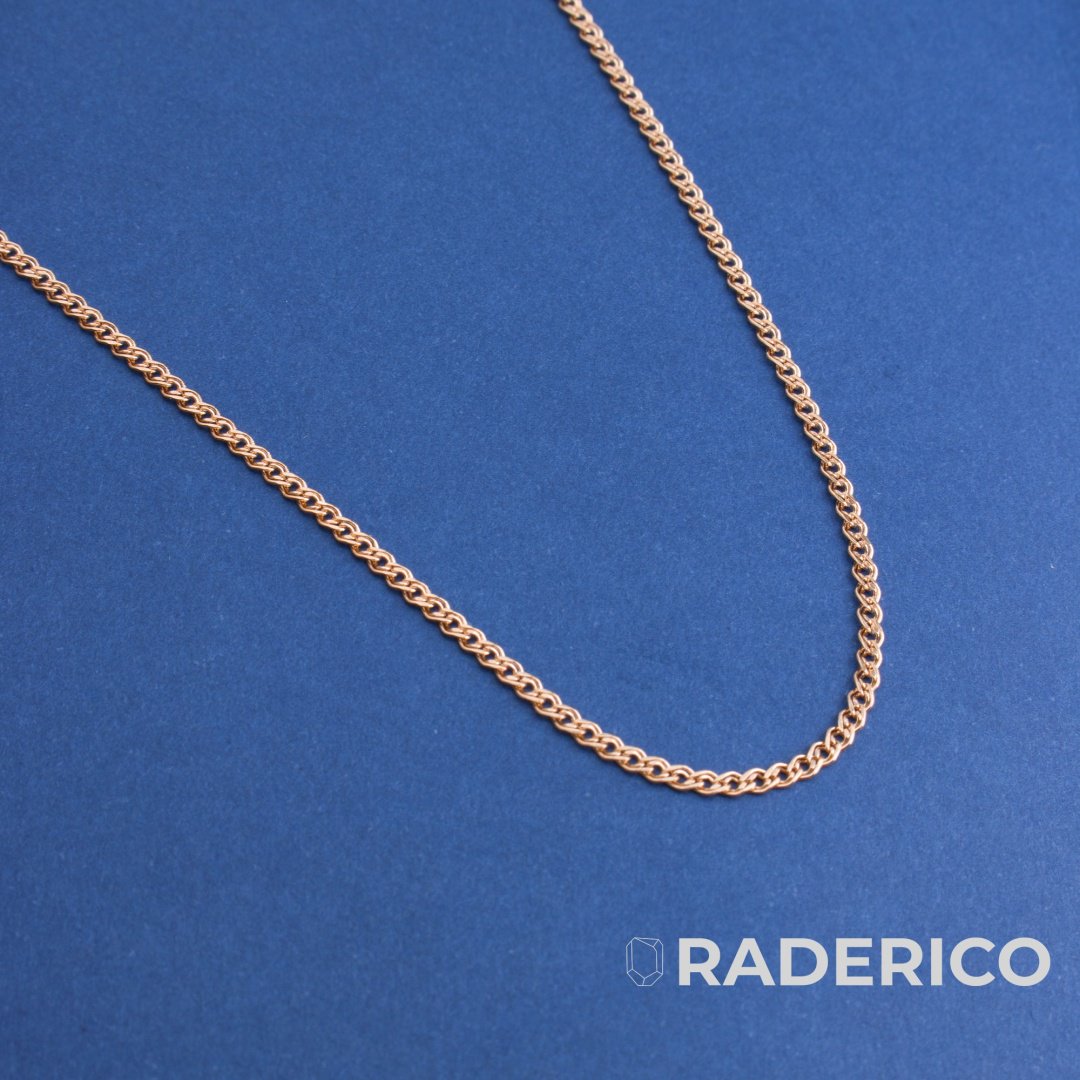 Цепь Raderico RAD328555M2 длина 55 см, вес 1.55 г золото, плетение нонна купить,NaN