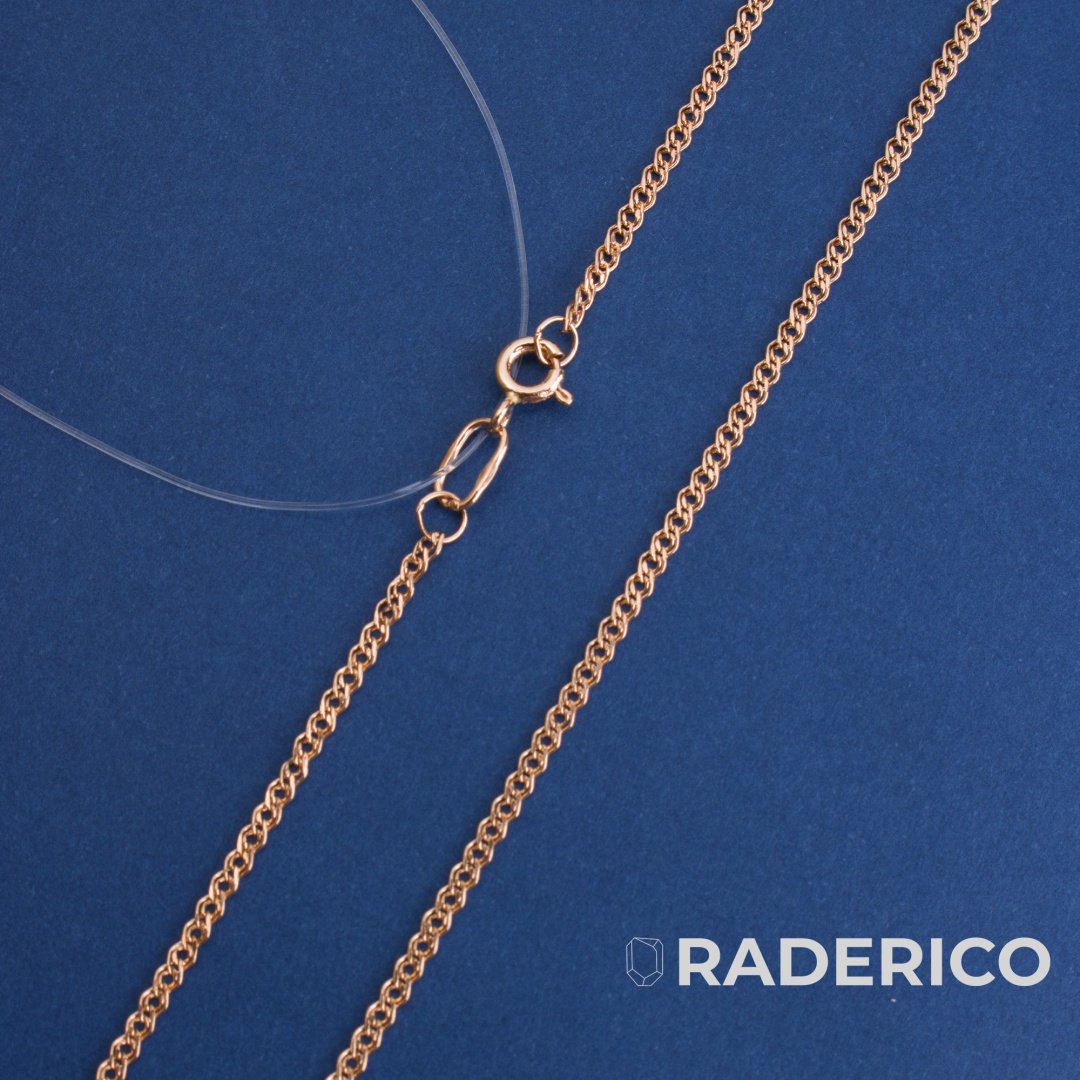 Цепь Raderico RAD328555M2 длина 55 см, вес 1.55 г золото, плетение нонна купить,NaN
