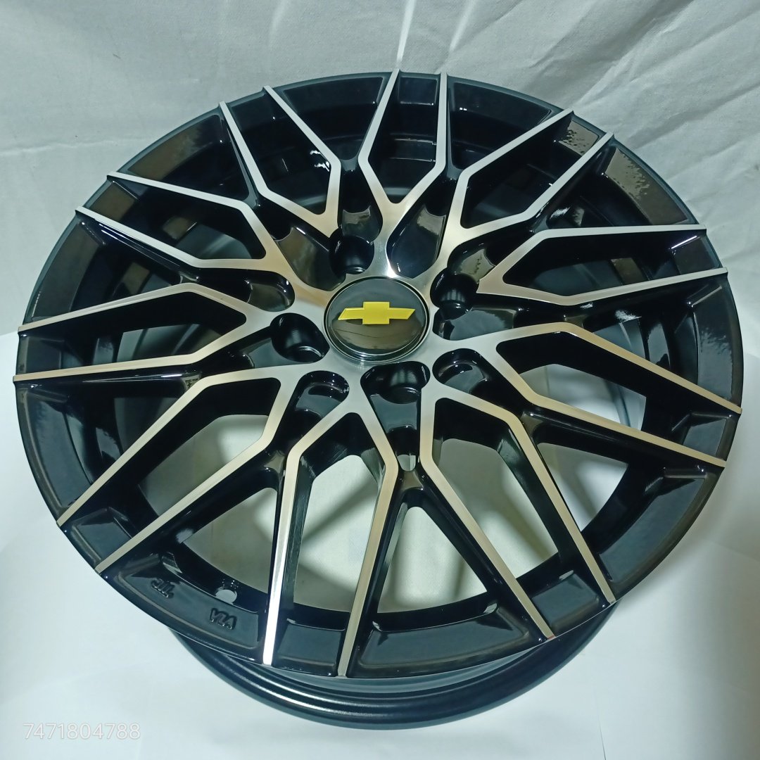 Chevrolet 3351 6.5x15/4x100 D67.1 ET35 4 диска черный, серебристый купить,NaN