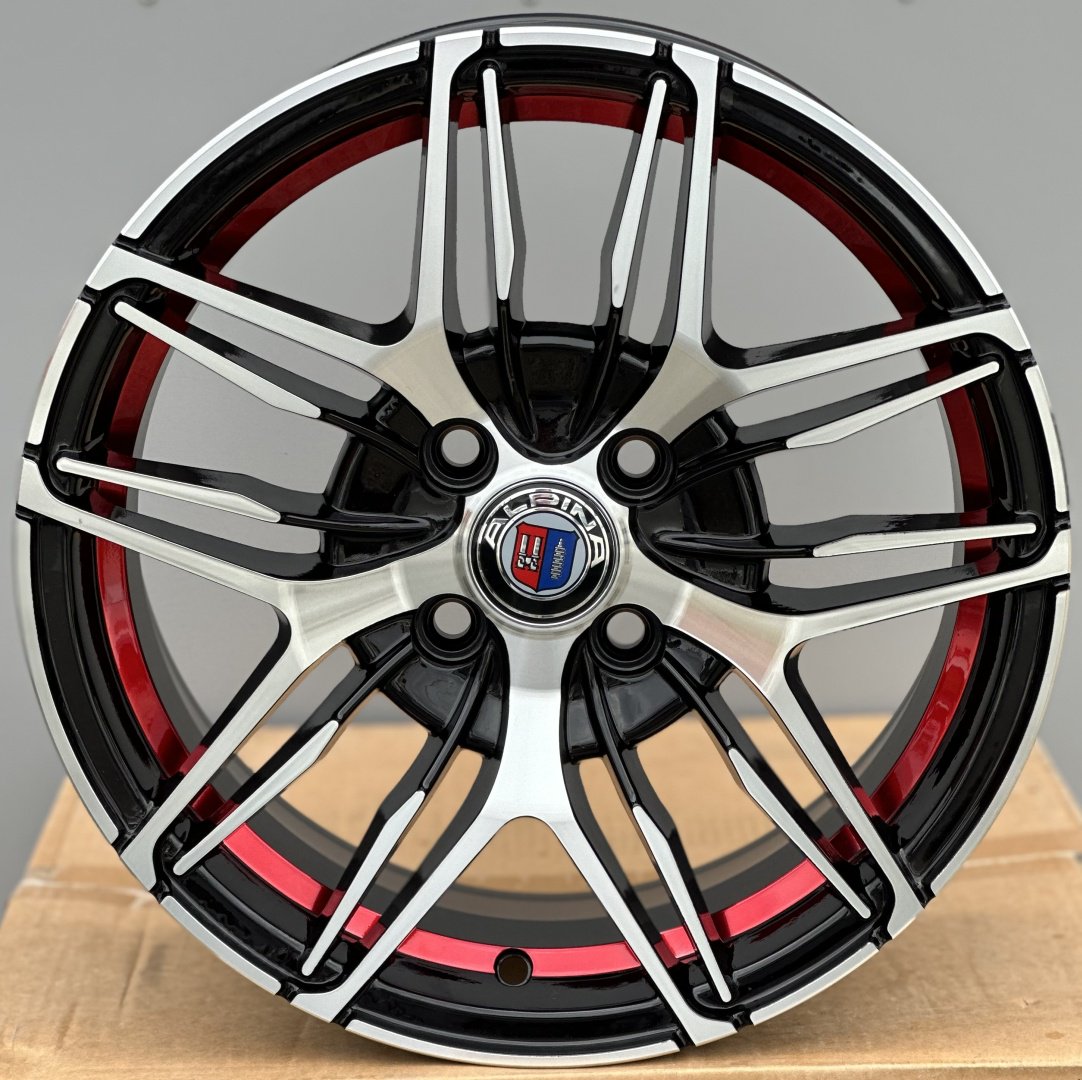 RNO 1056 6.5x15/4x100 D67.1 ET35 4 диска черный, серебристый, красный - ForteMarket RNO 1056 6.5x15/4x100 D67.1 ET35 4 диска черный, серебристый, красный купить,350000