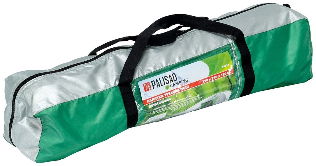 Палатка Palisad треккинговая 3-местная белый купить,50000