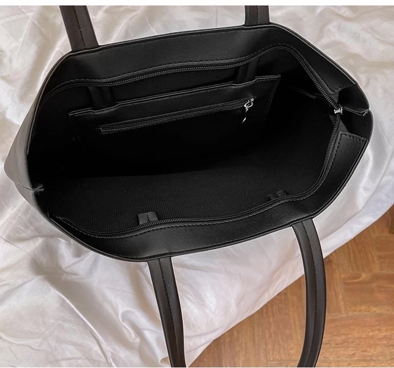 Сумка шоппер A7 Accessory искусственная кожа черный купить,11000