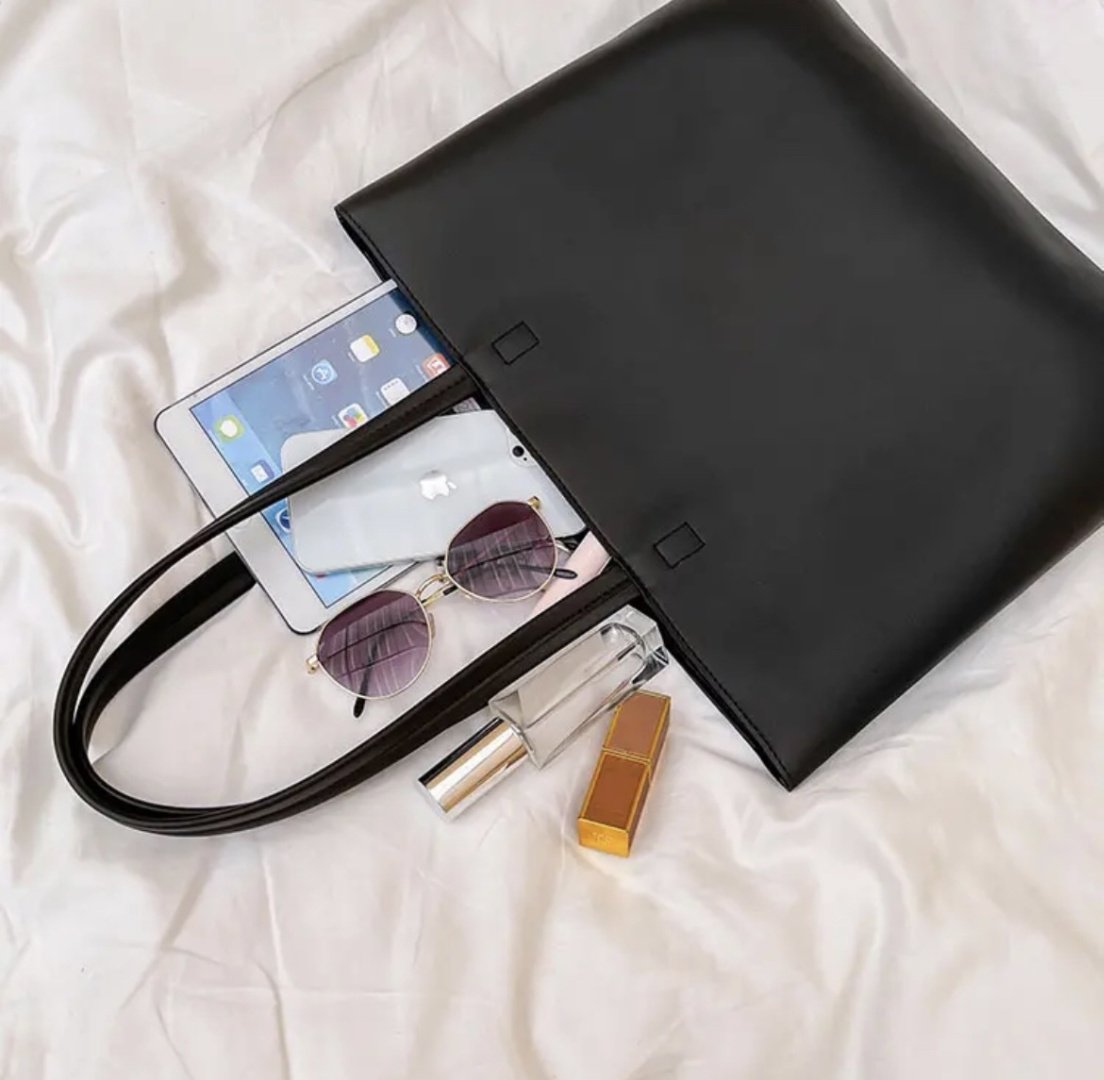 Сумка шоппер A7 Accessory искусственная кожа черный купить,11000