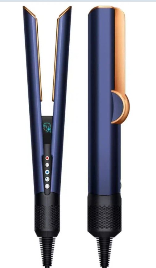 Dyson Airstrait HT01 с расческами и чехлом фен-выпрямитель синий, медный купить,440000