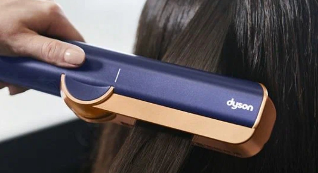 Dyson Airstrait HT01 с расческами и чехлом фен-выпрямитель синий, медный купить,440000