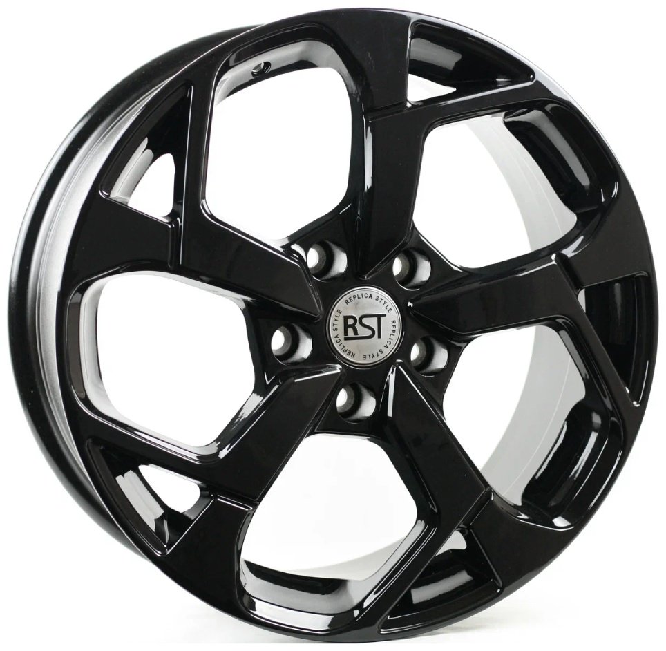 Replica R067 7x17/5x114.3 D67.1 ET48 4 диска черный купить,NaN