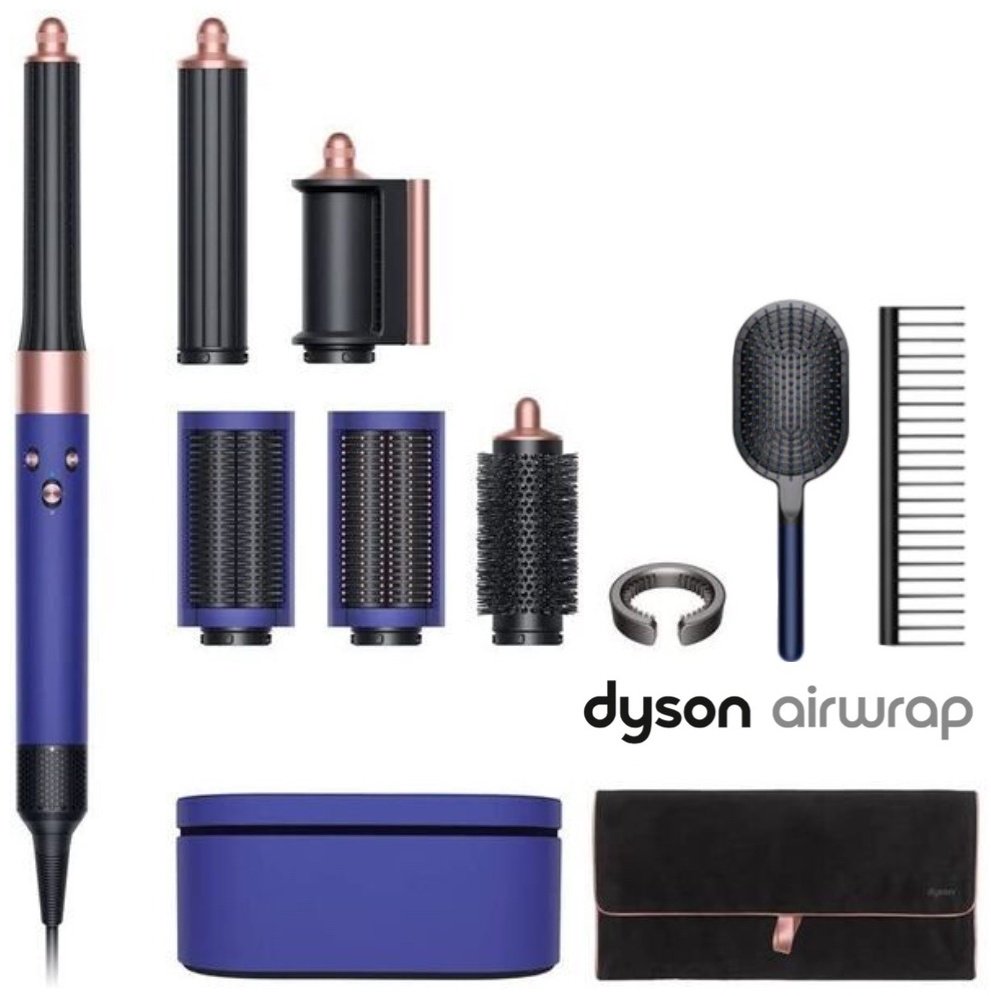 Dyson Airwrap HS05 Long с дорожным чехлом и расческами стайлер синий, медный купить,368000