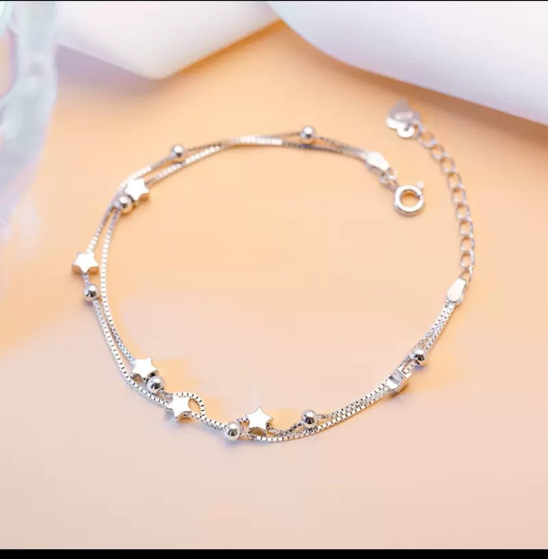 Браслет ACCESSORIZE 1771 длина 20 см, вес 4.7 г серебро, плетение венецианское купить,4000