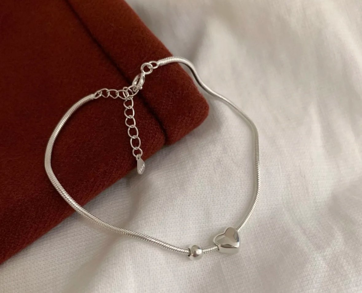 Браслет ACCESSORIZE 1717 длина 20 см, вес 5.5 г серебро, плетение снейк купить,NaN