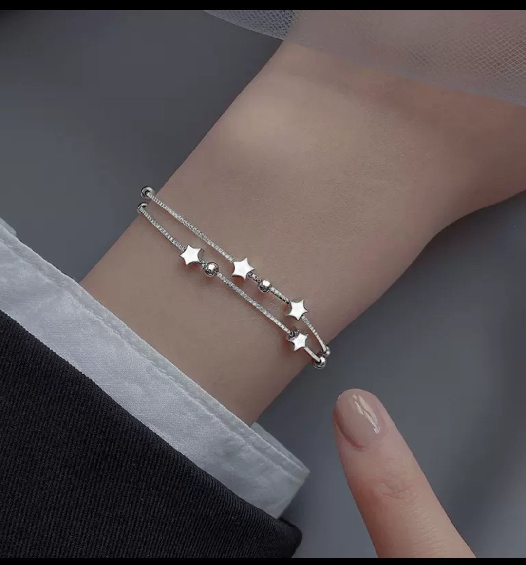 Браслет ACCESSORIZE 1771 длина 20 см, вес 4.7 г серебро, плетение венецианское купить,4000