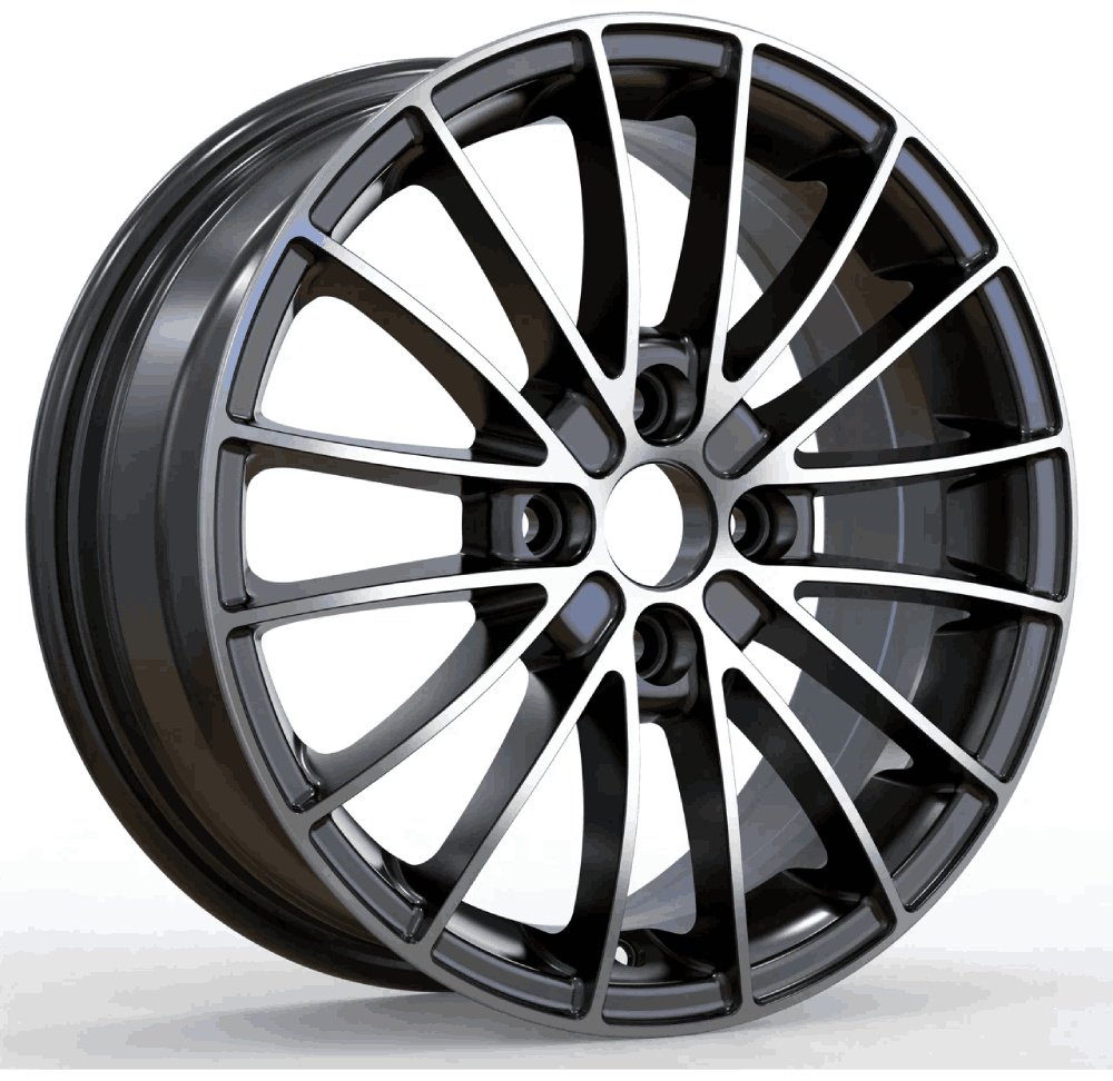 RST R034 5.5x14/4x98 D58.6 ET35 4 диска черный, серебристый купить,284000