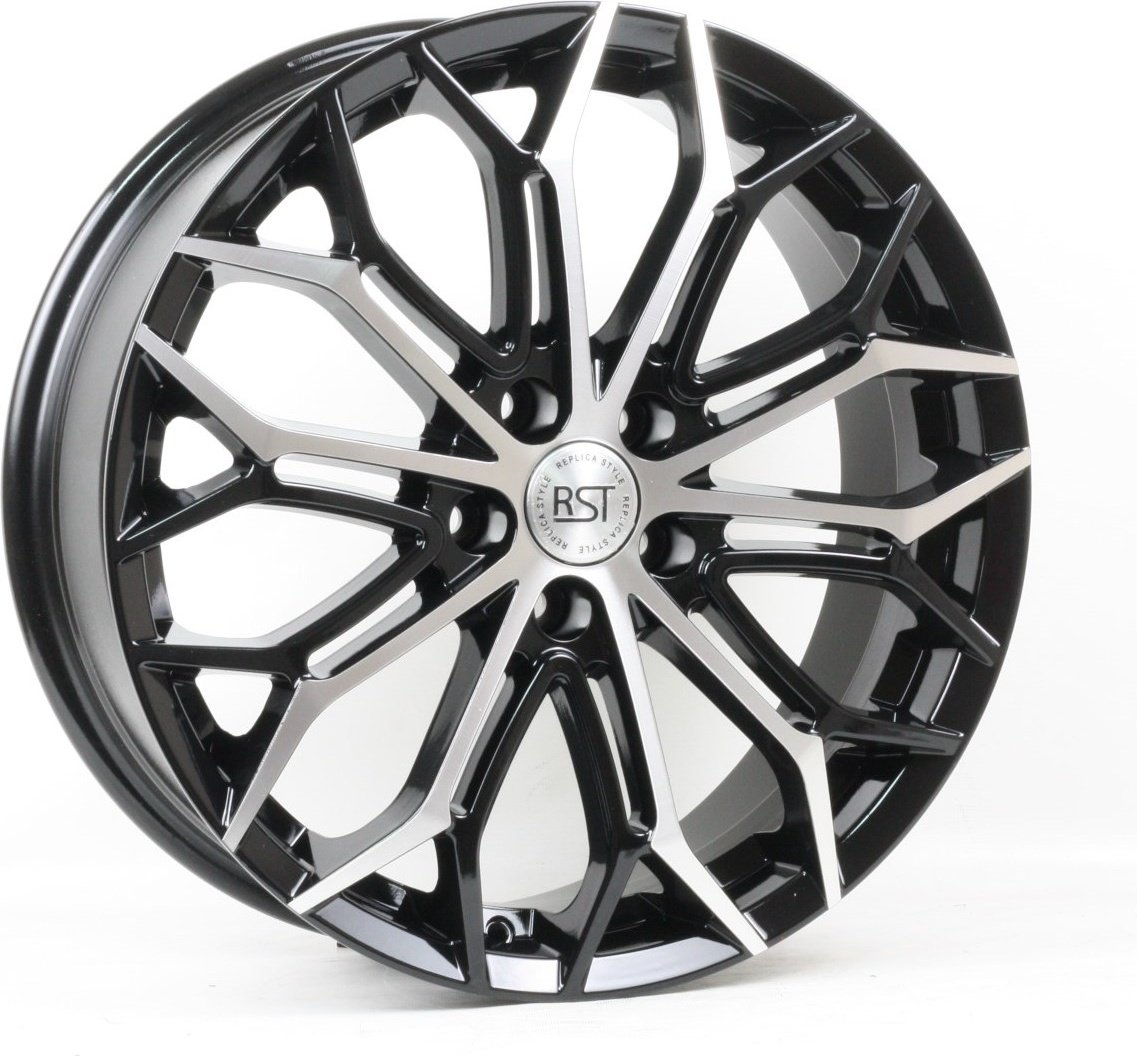 RST R208 6.5x18/5x108 D60.1 ET33 4 диска черный, серебристый купить,560000