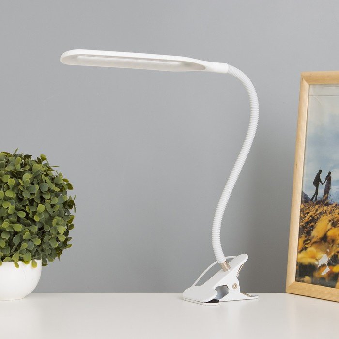 Настольная лампа RISALUX Офисный LED, 6 Вт, металл, пластик купить,4990