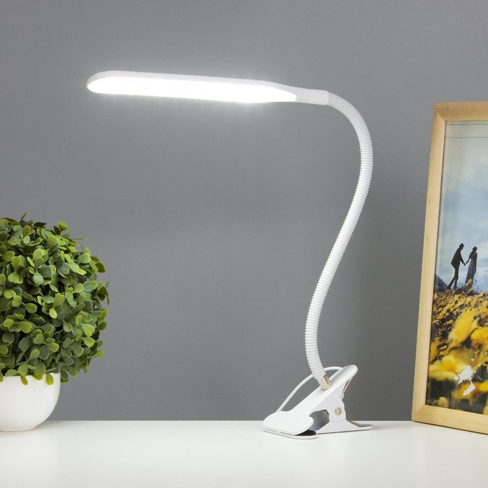 Настольная лампа RISALUX Офисный LED, 6 Вт, металл, пластик купить,4990