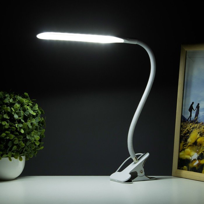Настольная лампа RISALUX Офисный LED, 6 Вт, металл, пластик купить,4990