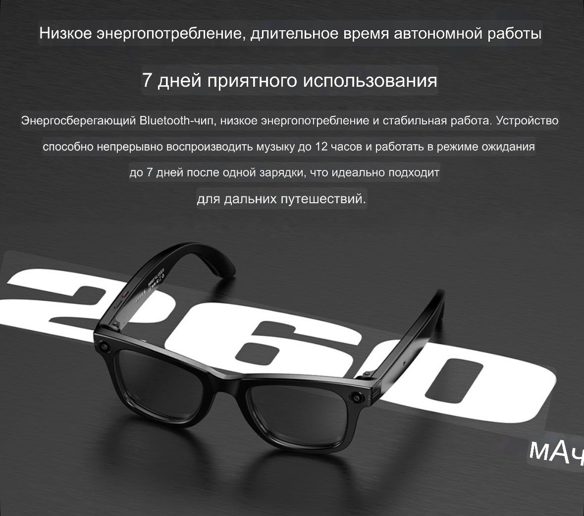 Смарт-очки 30380663 черный купить,39000