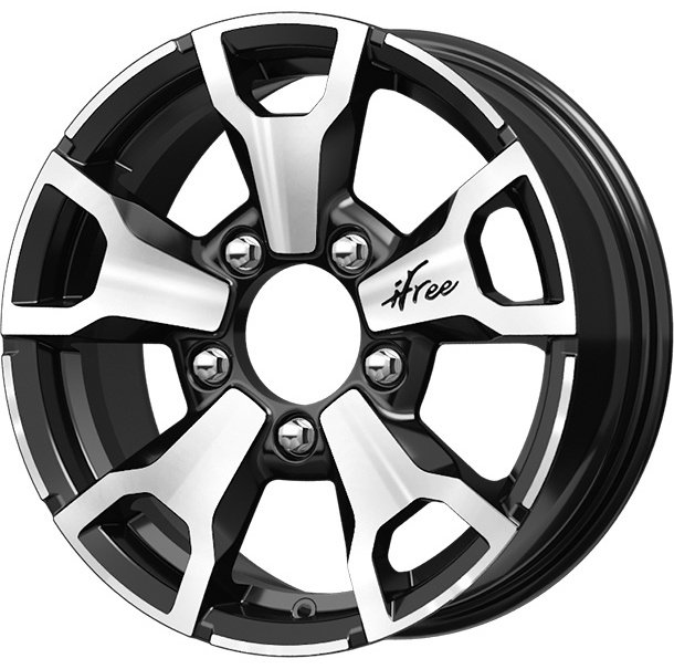 IFree Тайган 6x16/5x139.7 D98.1 ET40 4 диска черный, серебристый купить,540000