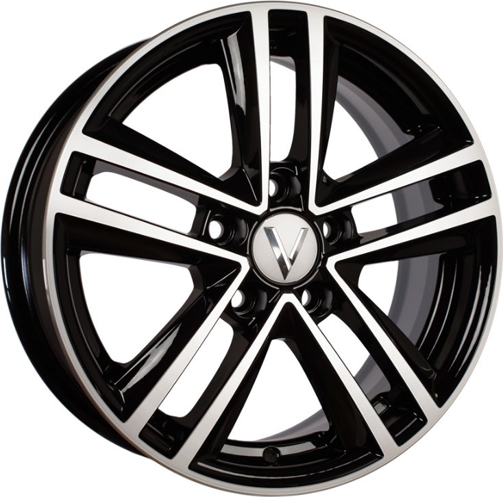 K-7 K-127 6x15/5x100 D57.1 ET38 4 диска черный, серебристый купить,340000