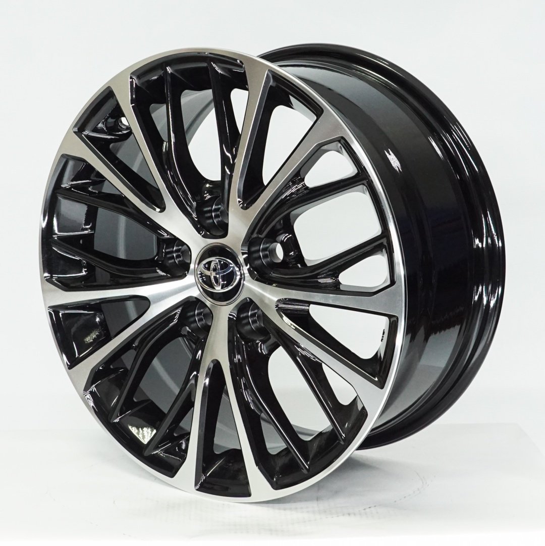 Toyota 5551 7x16/5x114 D60 ET40 4 диска черный, серебристый купить,498000