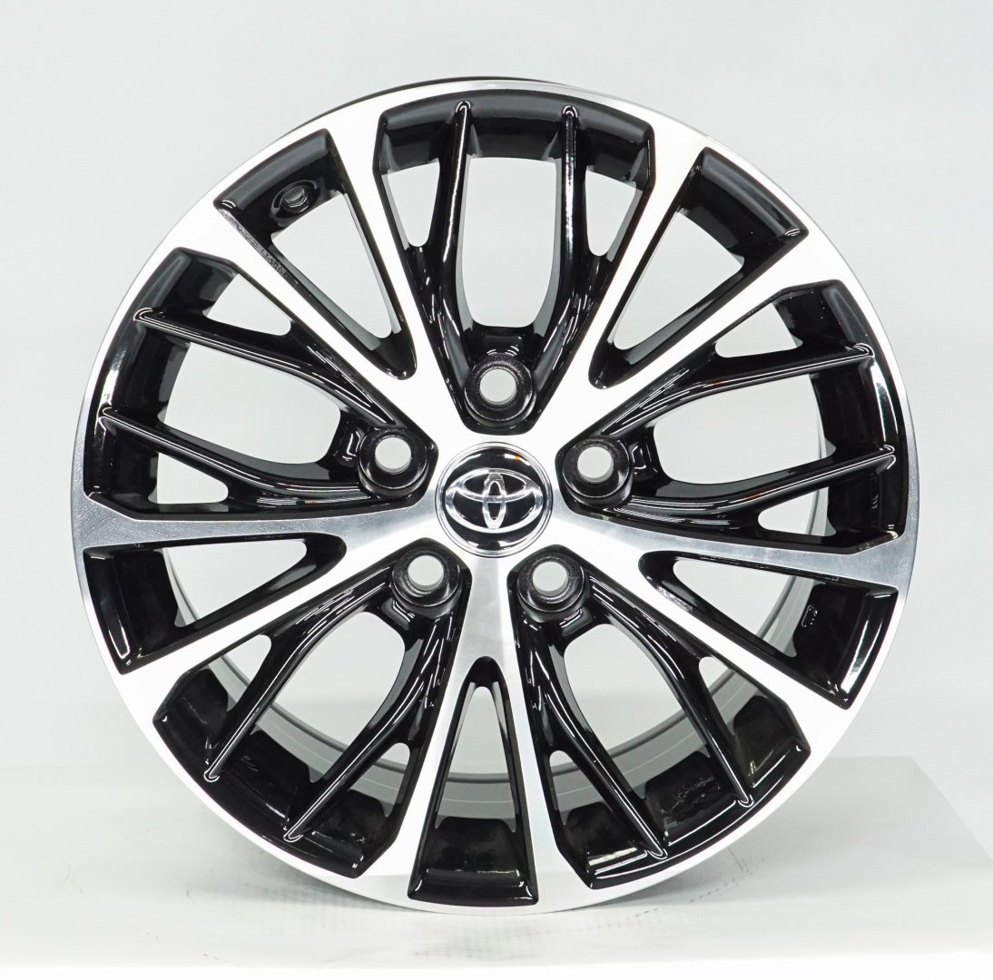 Toyota 5551 7x16/5x114 D60 ET40 4 диска черный, серебристый купить,498000