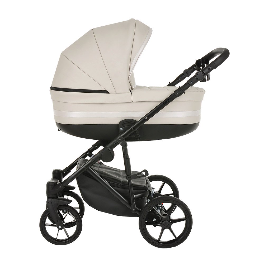 Коляска 2в1 Pituso Luna Кожа Light Silver  купить,NaN