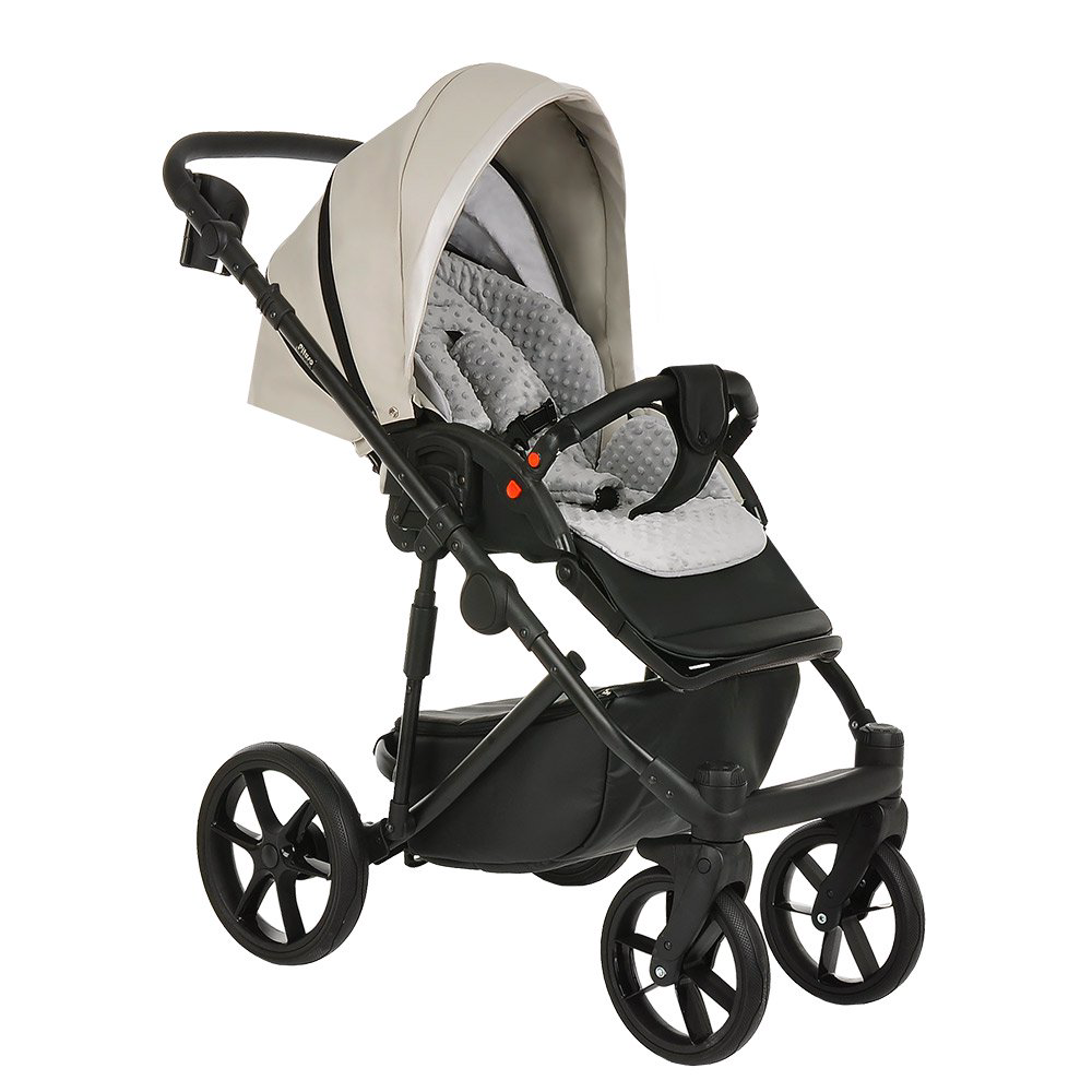 Коляска 2в1 Pituso Luna Кожа Light Silver  купить,NaN