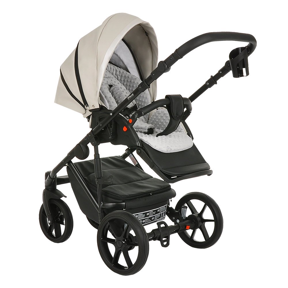 Коляска 2в1 Pituso Luna Кожа Light Silver  купить,NaN