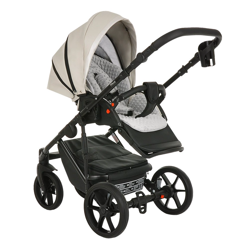 Коляска 2в1 Pituso Luna Кожа Light Silver  купить,NaN