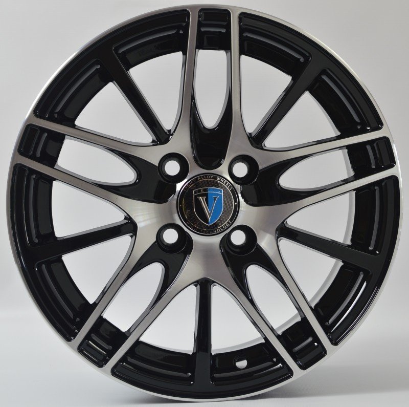 Venti 1406 5.5x14/4x100 D60.1 ET43 4 диска черный, серебристый купить,370000