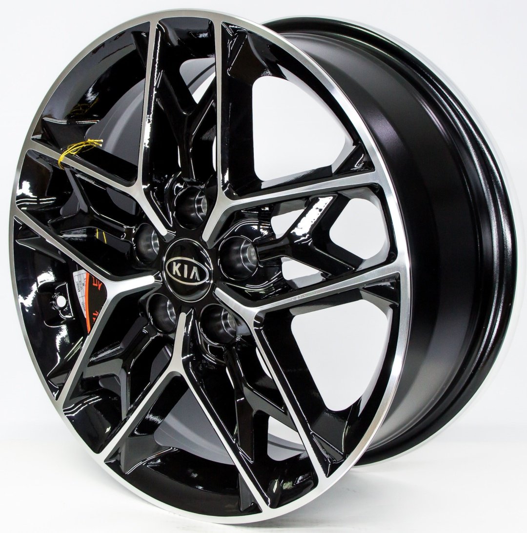 KIA 5567 7x17/5x114.3 D67.1 ET48 4 диска черный, серебристый купить,500000