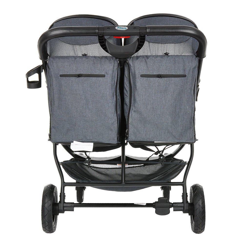 Коляска для двойни Pituso Duocity Air Black купить,NaN
