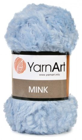 Моток YarnArt Mink голубой 75 м 50 г купить,NaN