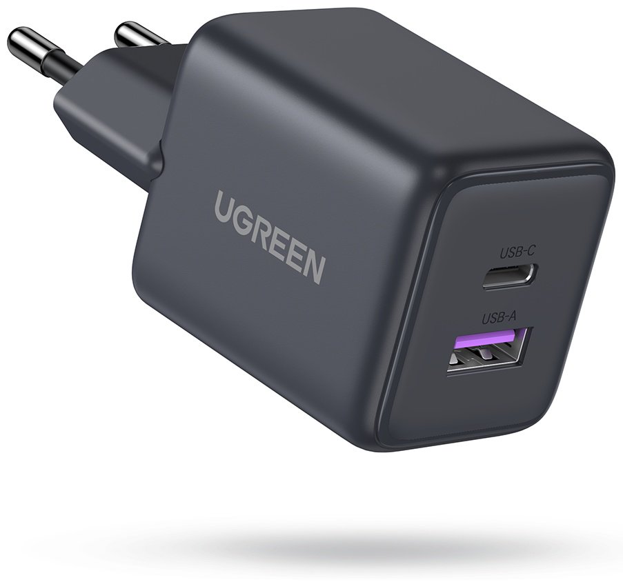 Зарядное устройство Ugreen X516 (55539) USB Type-C, USB черный