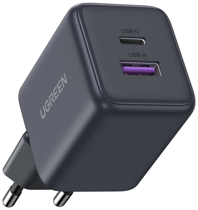 Зарядное устройство Ugreen X516 (55539) USB Type-C, USB черный