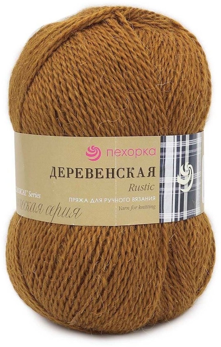 Моток Пехорка Деревенская 44 золотистый 250 м 100 г купить,NaN