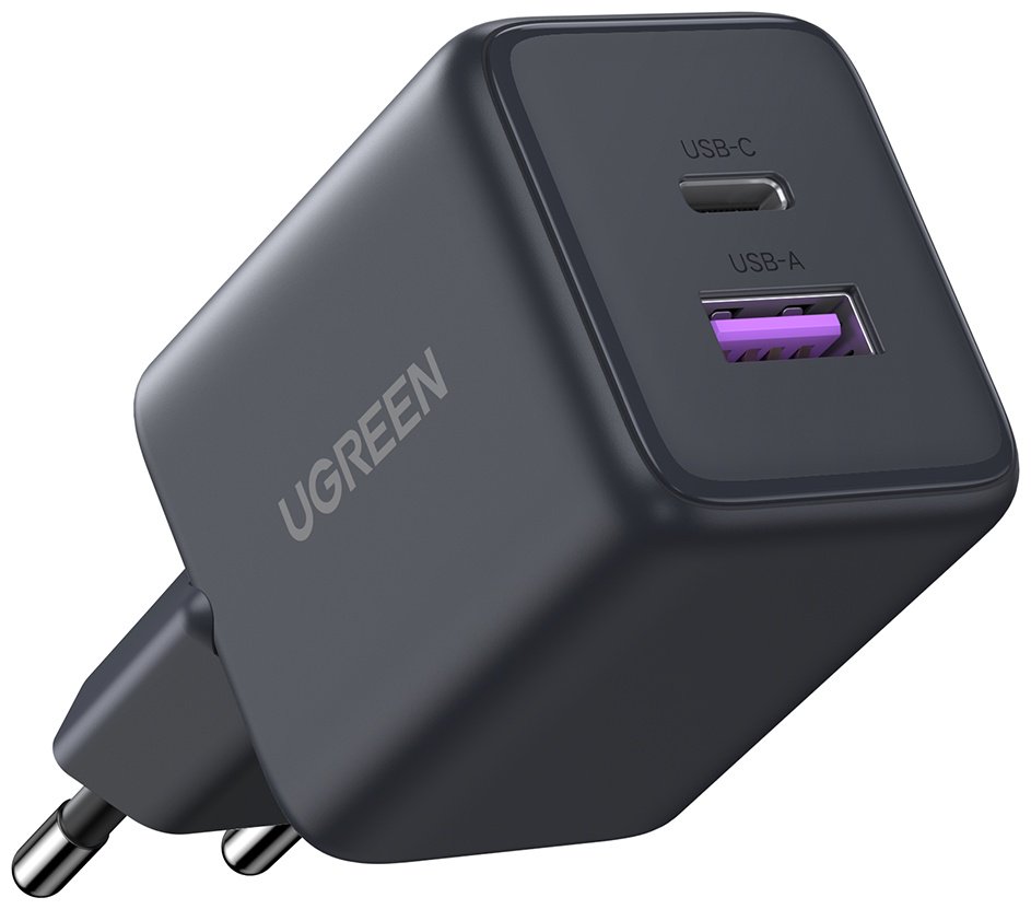 Зарядное устройство Ugreen X516 (55539) USB Type-C, USB черный